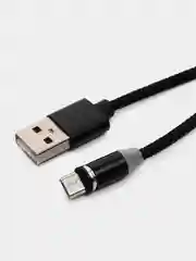 Магнитный USB Кабель Denmen D09V, micro USB, магнитный, нейлон, 2.4 A