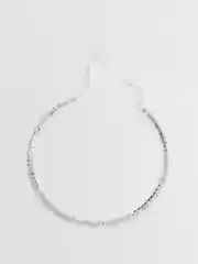 Серебряный чокер женский. Колье из страз