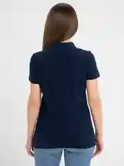 Синий футболка поло женская, Lilians