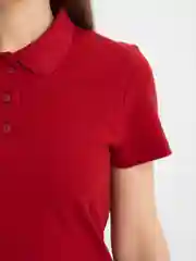 Красный футболка поло женская, Lilians