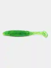 Зеленый cиликоновая приманка, виброхвост KDF Frigo