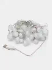 Гирлянда светодиодная нить "Шарики" 40 LED, 6 м, золотой, USB