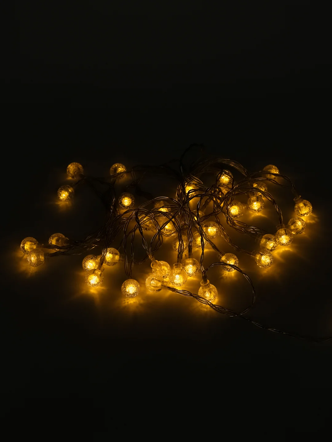 Гирлянда светодиодная нить "Шарики" 40 LED, 6 м, золотой, USB