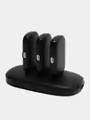 Черный комплект внешних  аккумуляторов Power Bank (3+1) 12500 mA