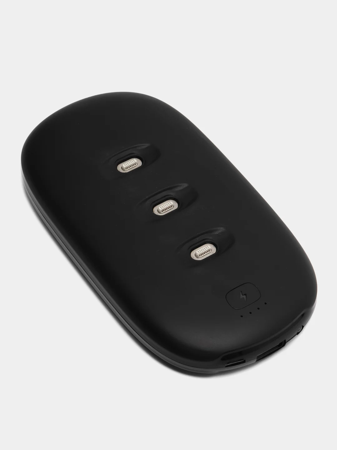 Черный комплект внешних аккумуляторов Power Bank (3+1) 12500 mA