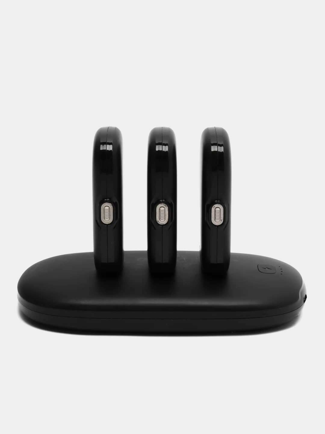 Черный комплект внешних аккумуляторов Power Bank (3+1) 12500 mA
