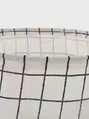 Белый корзина складная, с ручками