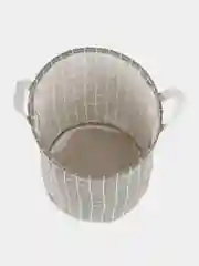 Серый корзина складная, с ручками