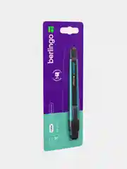 Нож канцелярский Berlingo SilkTouch, 9 мм, черное лезвие, auto-lock, 1шт