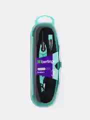 Готовальня Berlingo Instinct, 2 предмета, циркуль 135мм, пластиковый футляр, 1шт