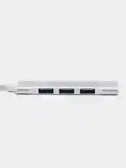 Белый usb-хаб, переходник HUB 3.0, USB разветвитель