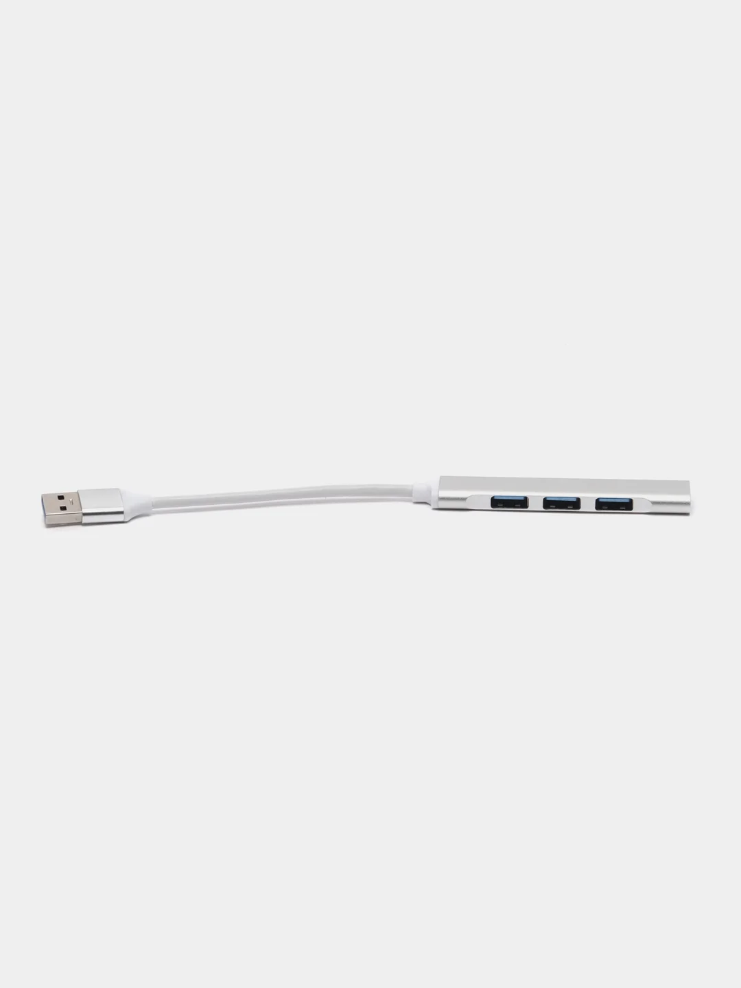 Белый usb-хаб, переходник HUB 3.0, USB разветвитель