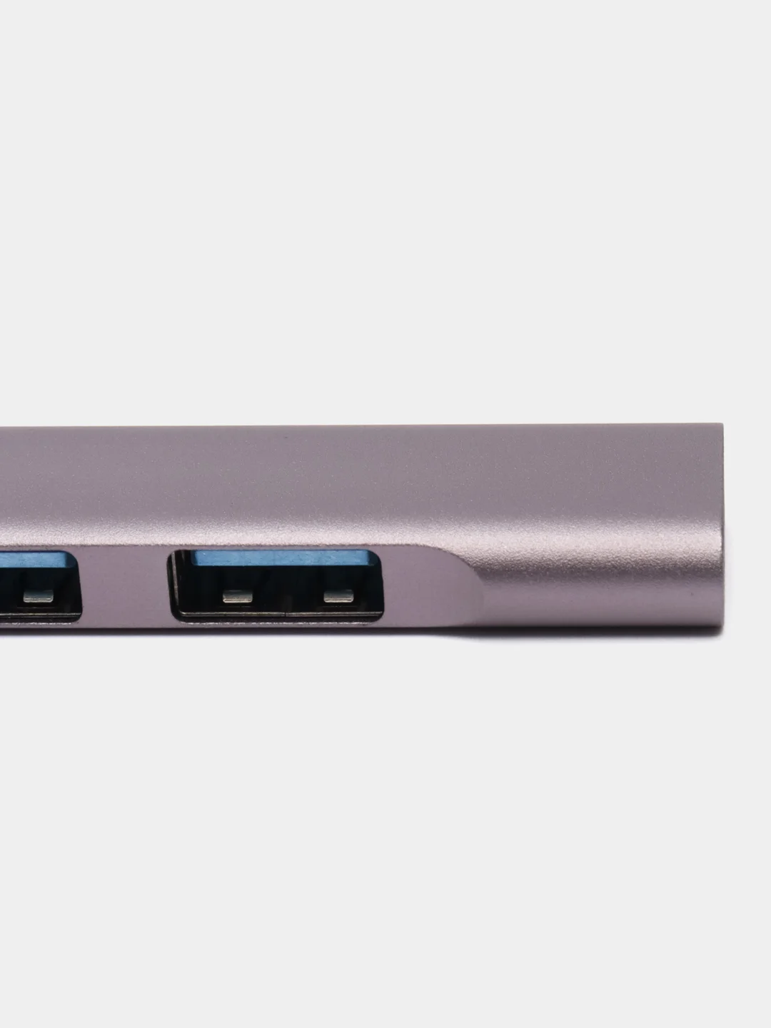 Серый металлик usb-хаб, переходник HUB 3.0, USB разветвитель