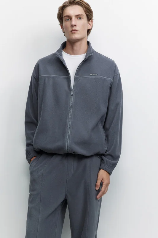 Угольный худи мужской Befree oversize
