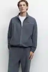 Угольный худи мужской Befree oversize