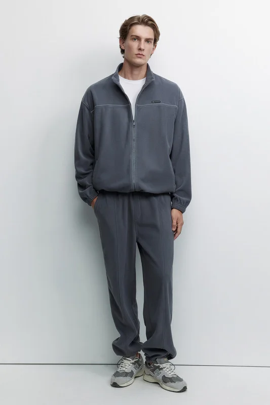 Угольный худи мужской Befree oversize