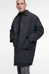 Черный куртка мужская Befree удлиненная oversize