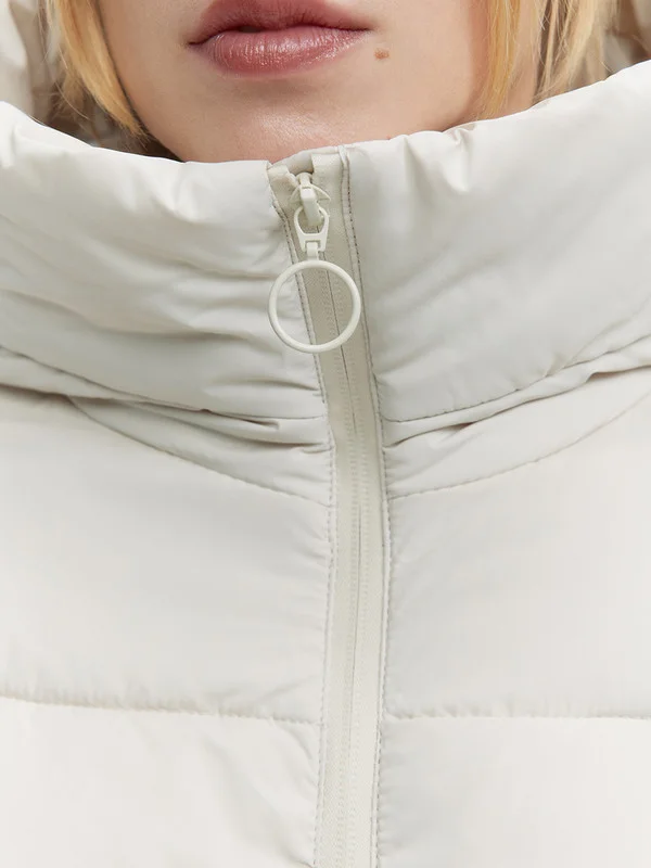Бежевый меланж куртка женская Befree oversize
