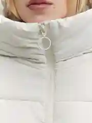 Бежевый меланж куртка женская Befree oversize
