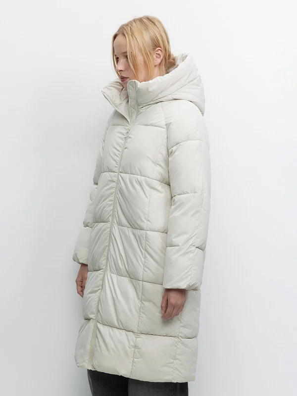 Бежевый меланж куртка женская Befree oversize