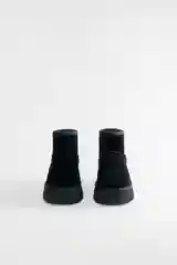 Черный угги женские Befree из натуральной замши