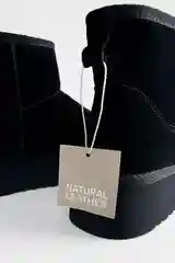 Черный угги женские Befree из натуральной замши