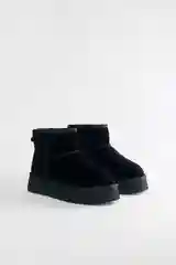 Черный угги женские Befree из натуральной замши