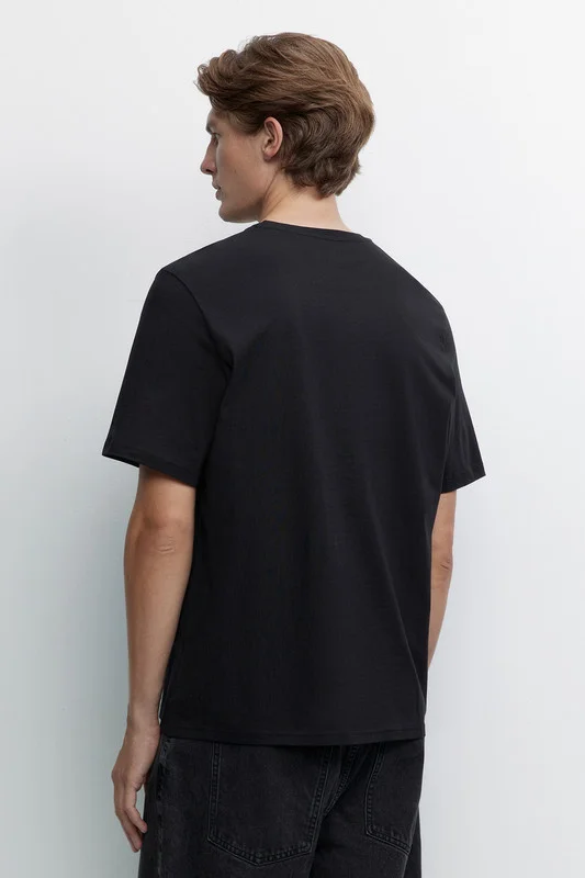 Черный футболка мужская Befree oversize
