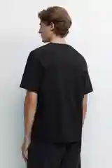 Черный футболка мужская Befree oversize