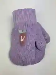 Варежки детские, двойные, шерсть, 13 р, 3-4 года
