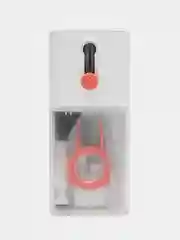 Тёмно-серый ручка щетка для чистки телефона, клавиатуры, наушников AirPods, жидкость для гаджетов