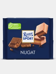 Шоколад молочный ШОКОЛАДНО-ОРЕХОВЫЙ ДЕСЕРТ Ritter Sport с пралиновой начинкой, 250 гр