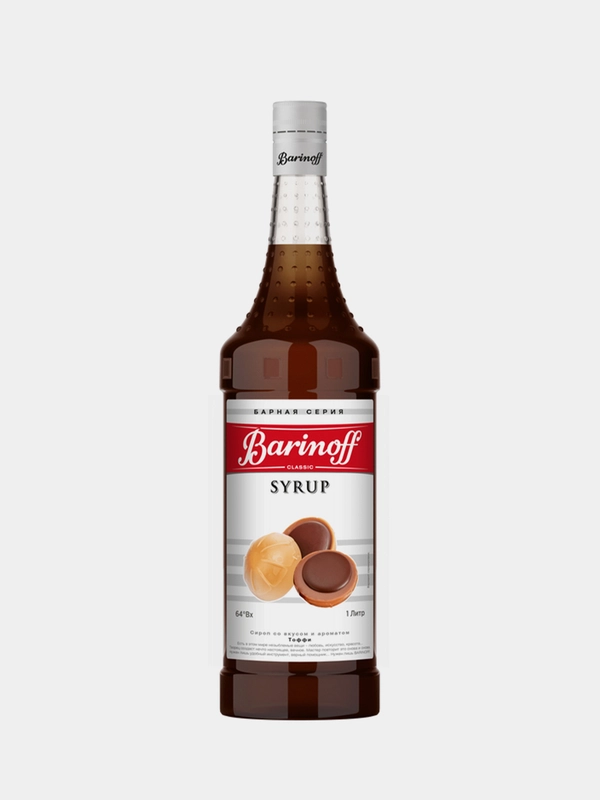 Сироп Barinoff Тоффи для кофе и коктейлей, 1 л
