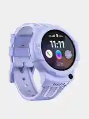 Фиолетовый детские смарт-часы Elari KidPhone 4G Wink, с KidGram и Марусей