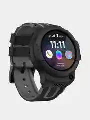Фиолетовый детские смарт-часы Elari KidPhone 4G Wink, с KidGram и Марусей