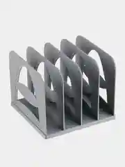 Лоток-сортер вертикальный СТАММ, сборный, 4 отделения, серый, 1шт