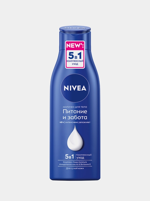 Молочко для тела NIVEA Питание и забота, увлажняющее, с миндальным маслом, 250 мл