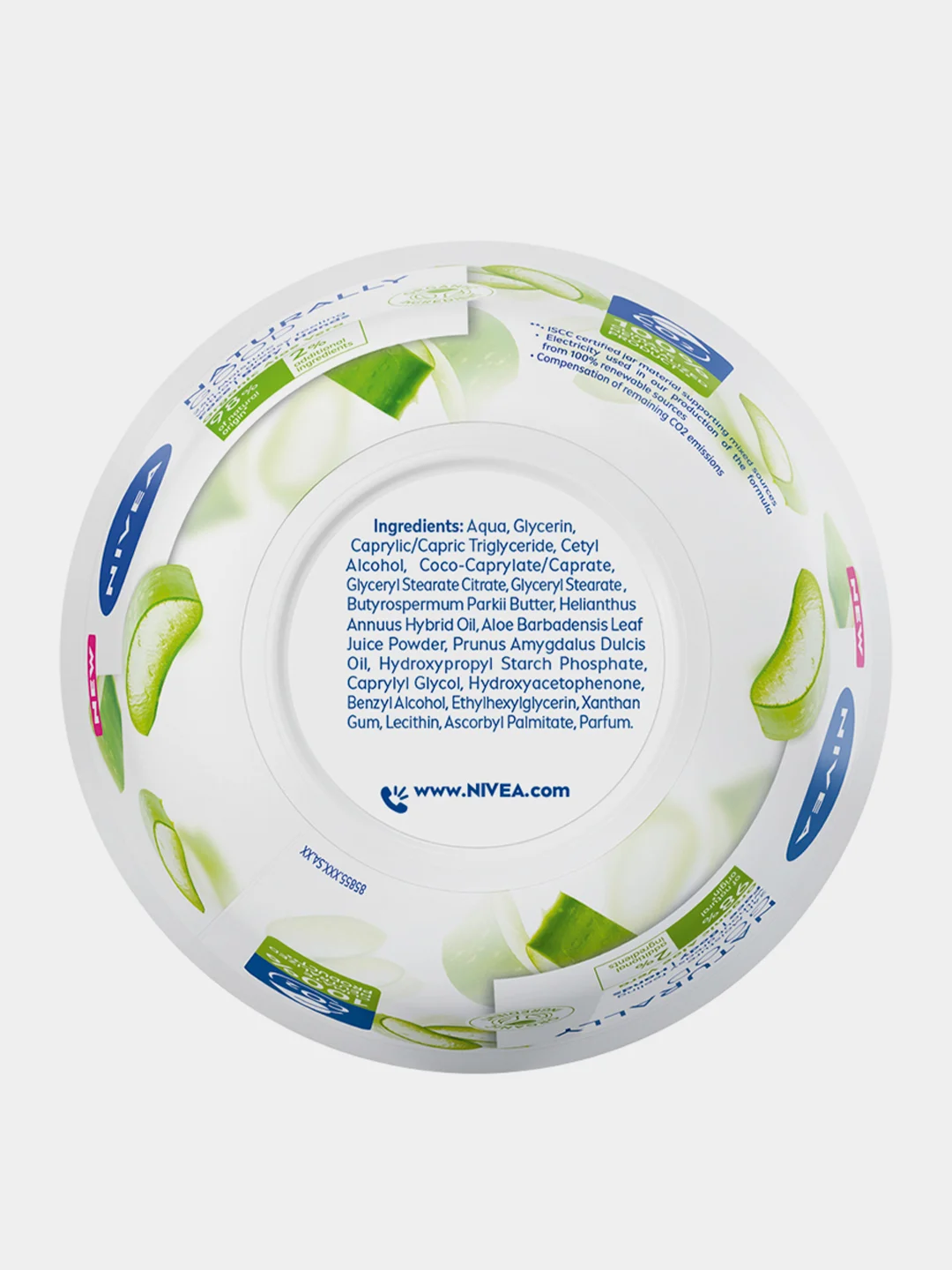 Крем для лица, рук и тела NIVEA NATURALLY GOOD с алоэ вера, 200 мл