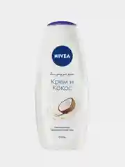 Гель-уход для душа NIVEA Крем и кокос, увлажняющий, с маслом жожоба, 500 мл