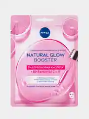 Гиалуроновая тканевая маска для лица NIVEA NATURAL GLOW BOOSTER