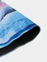 Голубой игровой коврик для мыши и клавиатуры, 2 принта, 700 x 300 мм, большой