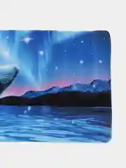 Голубой игровой коврик для мыши и клавиатуры, 2 принта, 700 x 300 мм, большой