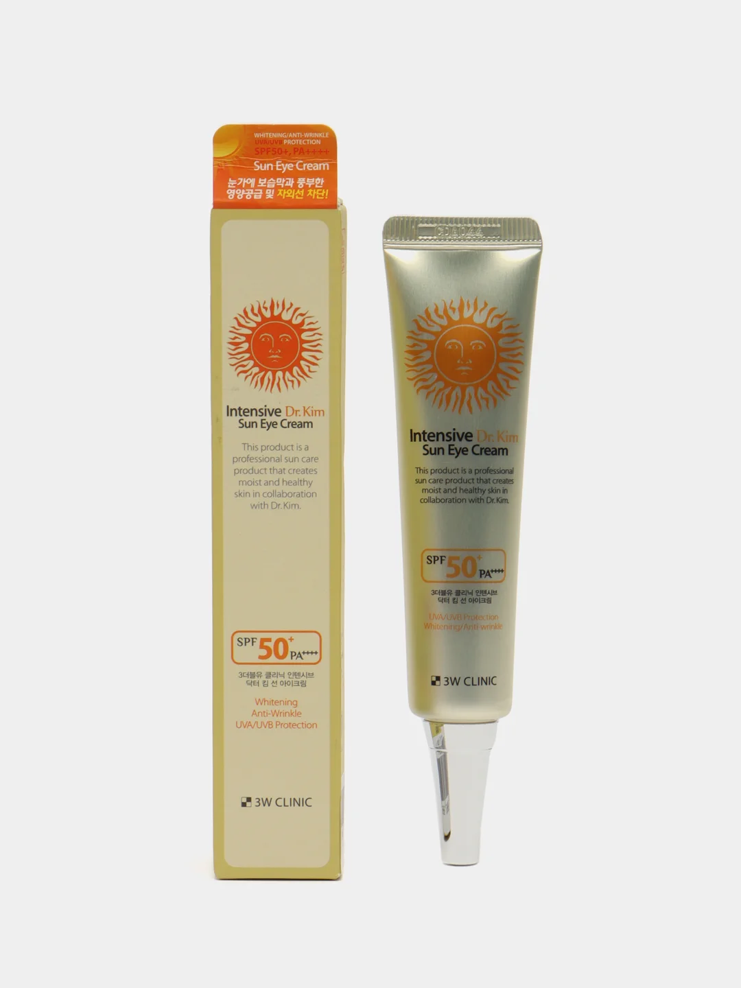 Увлажняющий крем для зоны вокруг глаз с SPF 3W Clinic, защита от ультрафиолета