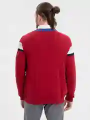 Красный мужской кардиган