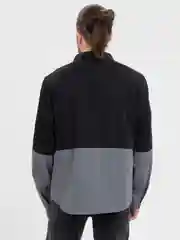 Черный рубашка мужская