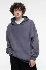 Фиолетовый худи мужской Befree oversize