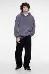Фиолетовый худи мужской Befree oversize