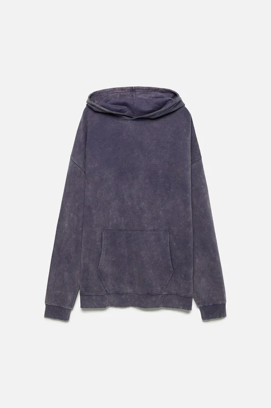 Фиолетовый худи мужской Befree oversize