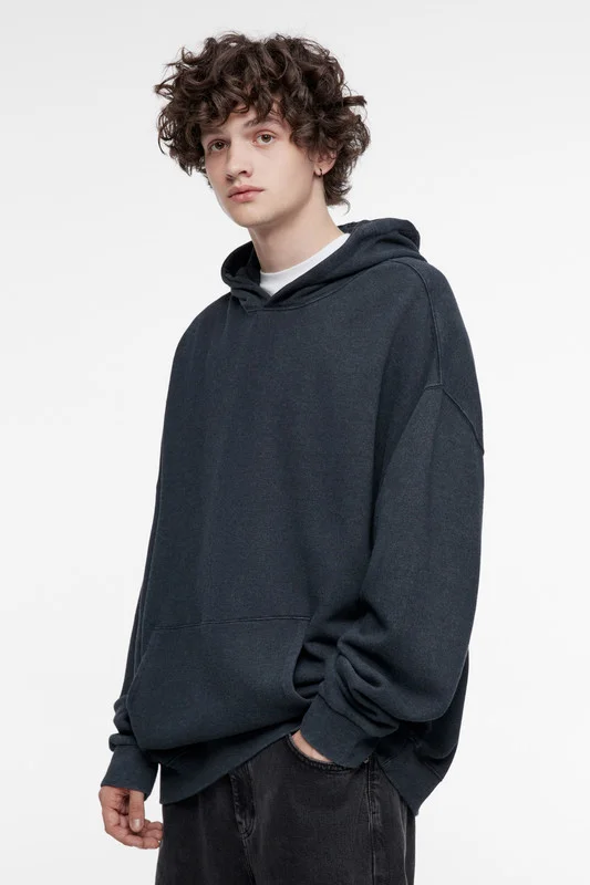 Фиолетовый худи мужской Befree oversize