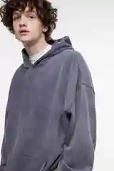 Фиолетовый худи мужской Befree oversize